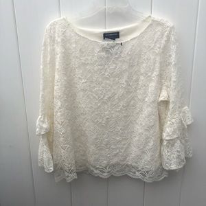 Liz Claiborne petite lace top